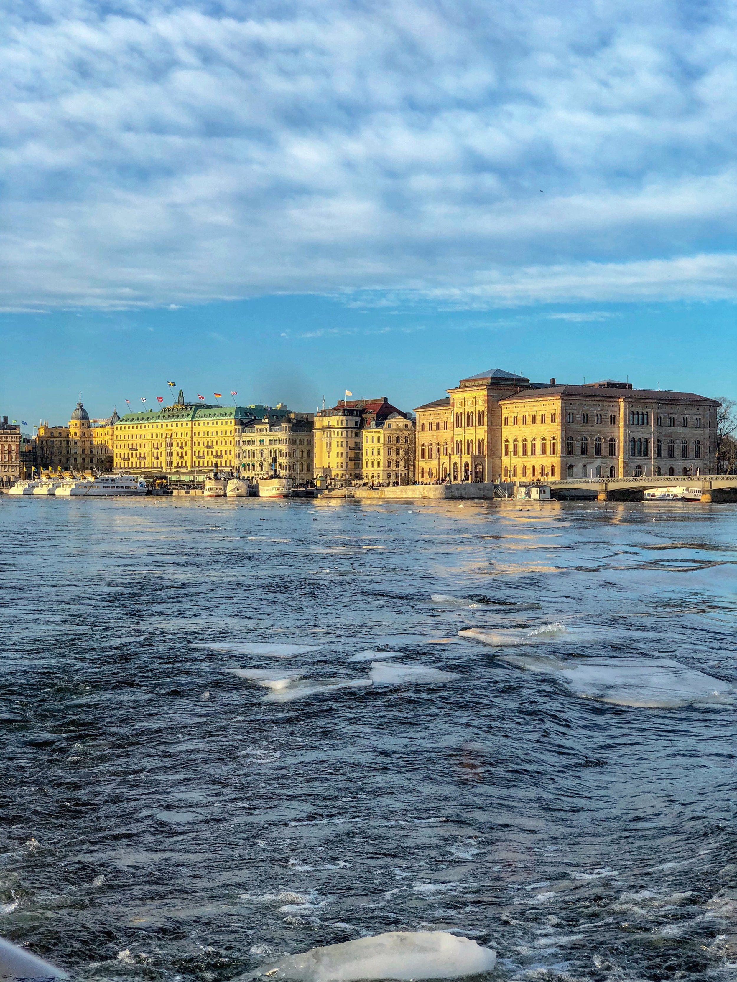 View of the National Museum from the river.